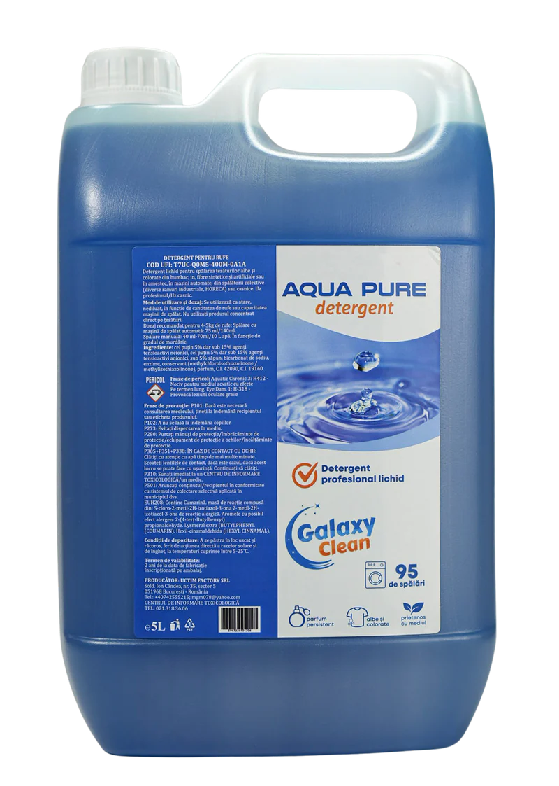 Detergent lichid rufe Aqua Pure 5L