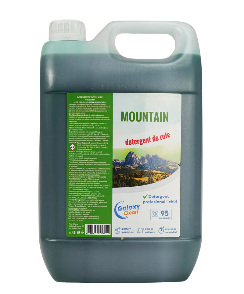 Detergent lichid rufe Mountain 5L