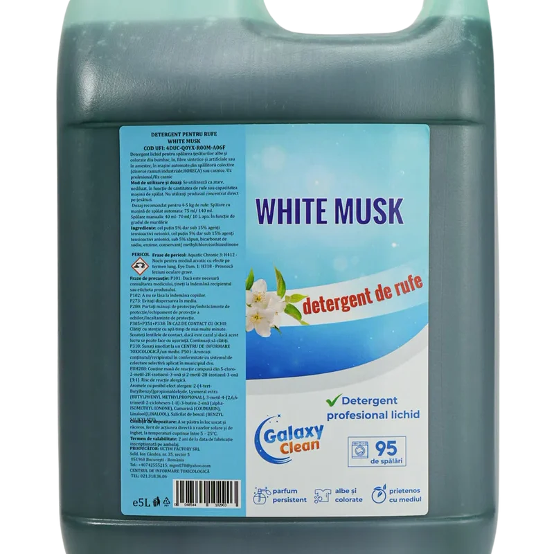 Detergent lichid rufe White Musk 5L