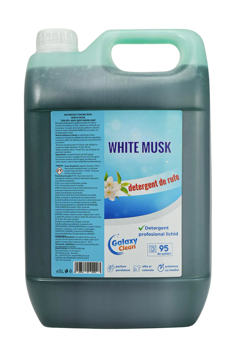 Detergent lichid rufe White Musk 5L